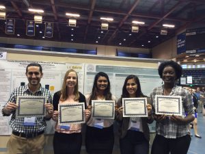 Research assistants at the 2016 URC.