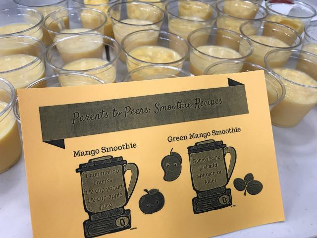 Mango Smoothie for Parents to Peers